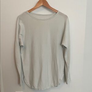 Lululemon Pale green / gray  Long Sleeve Sweater